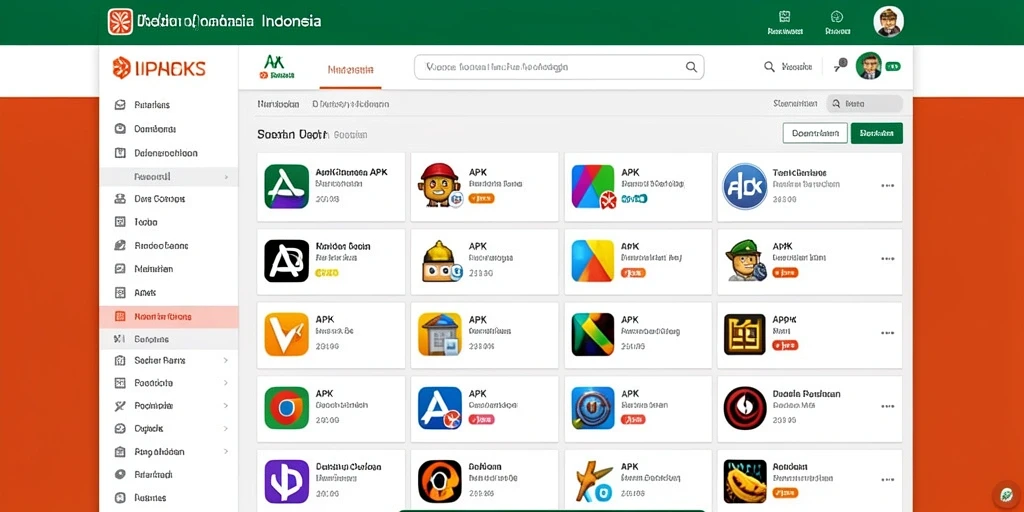 Tampilan kartu bingo yang jelas dan mudah dipahami.