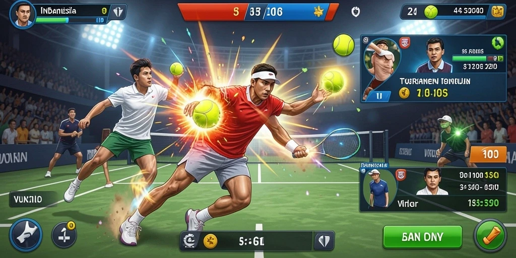 Tangkapan layar dari gameplay yang seru dan menantang.