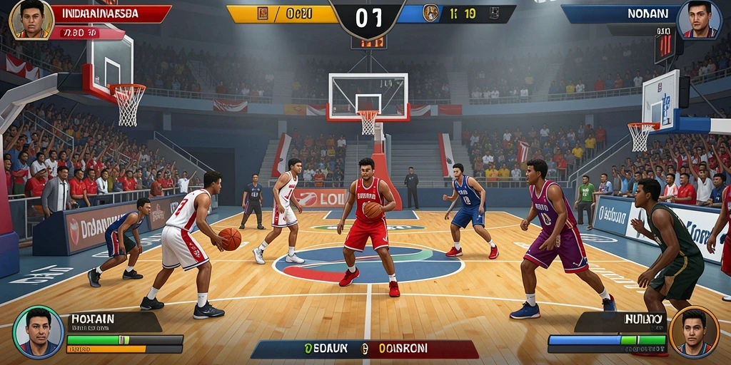 Tangkapan layar dari mode multiplayer yang seru.
