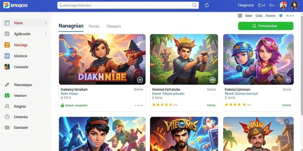 Screenshot memperlihatkan antarmuka pengguna yang intuitif dan mudah dinavigasi.