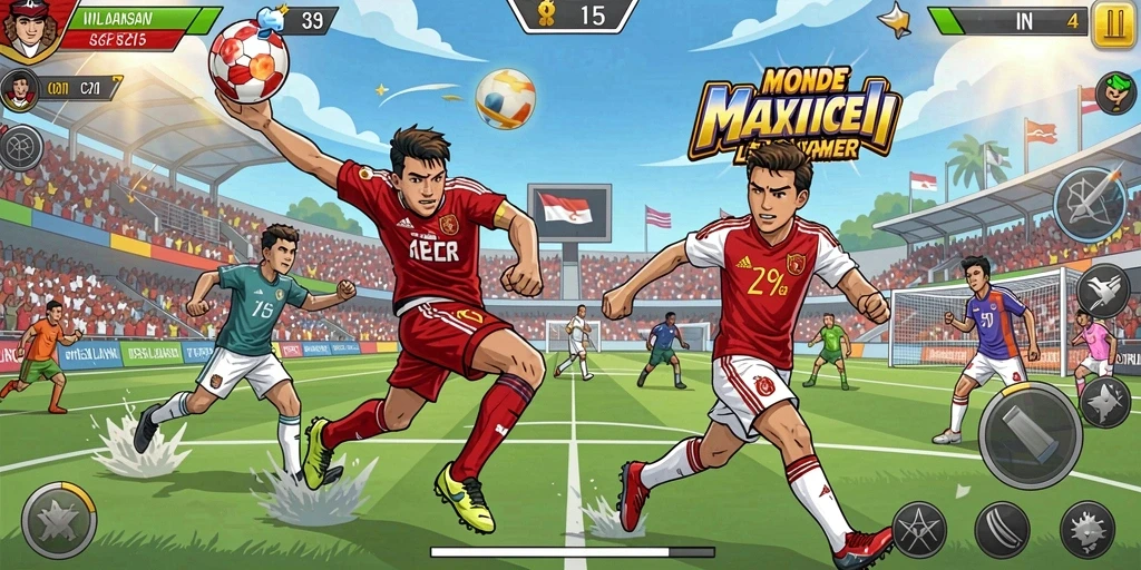 Tangkapan layar level terbaru yang menantang.