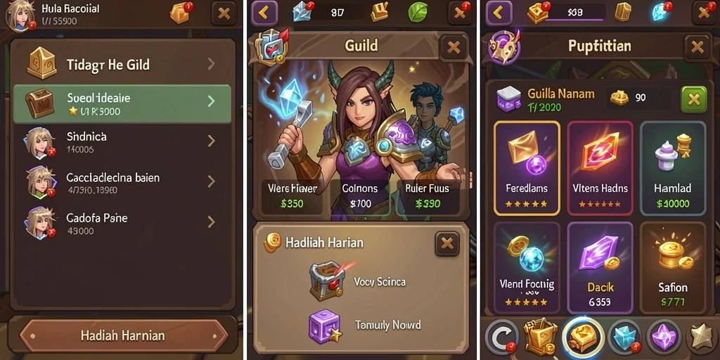 Sistem upgrade karakter yang mudah dimengerti.