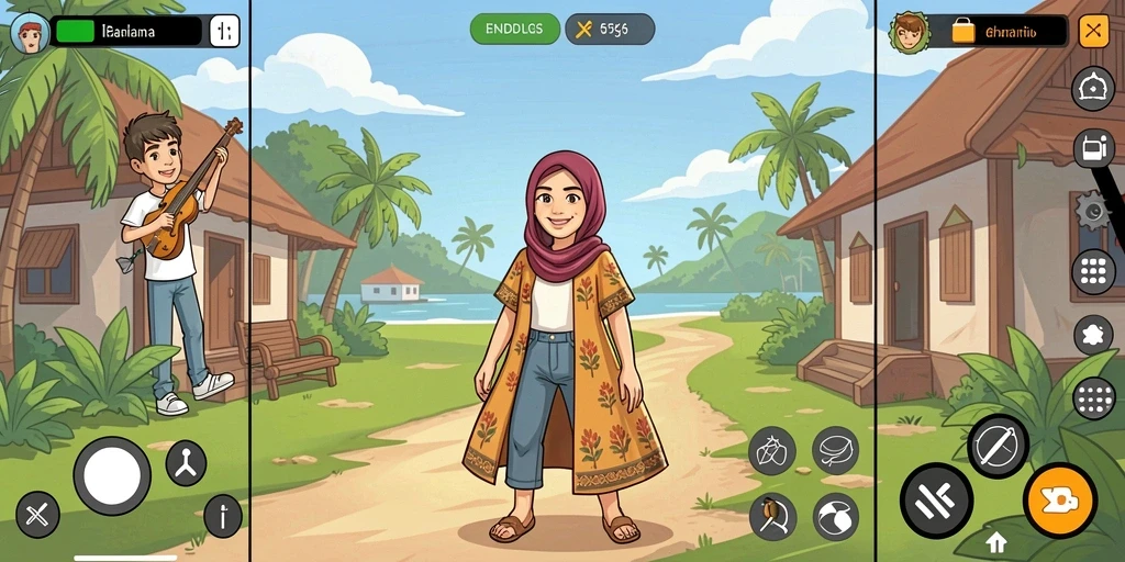 Menu pilihan permainan yang beragam dan mudah diakses.